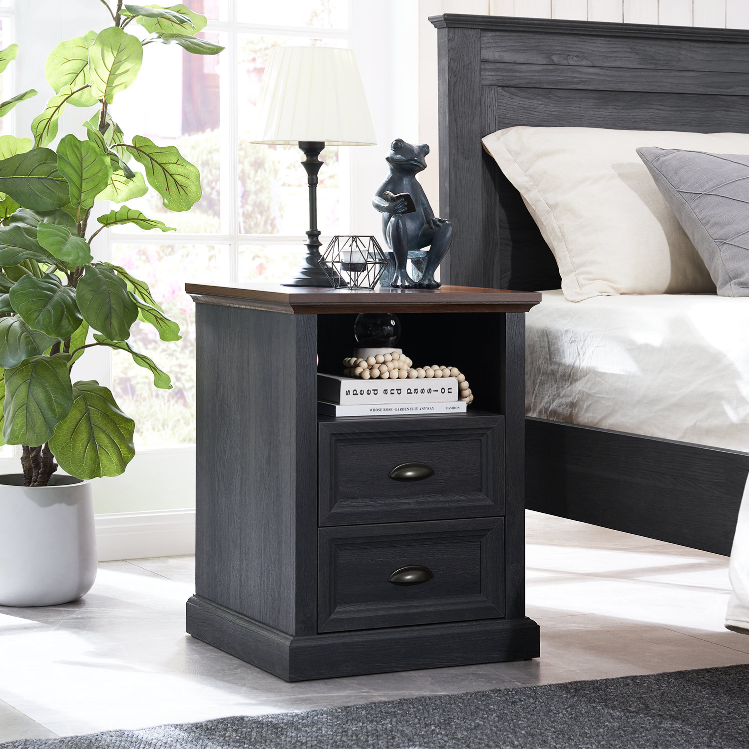 Dresser and side tables best sale